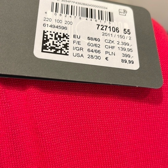 Ulla Popken SZ 28/30 plus Red open front lightweight cardigan with pockets - Picture 2 of 9